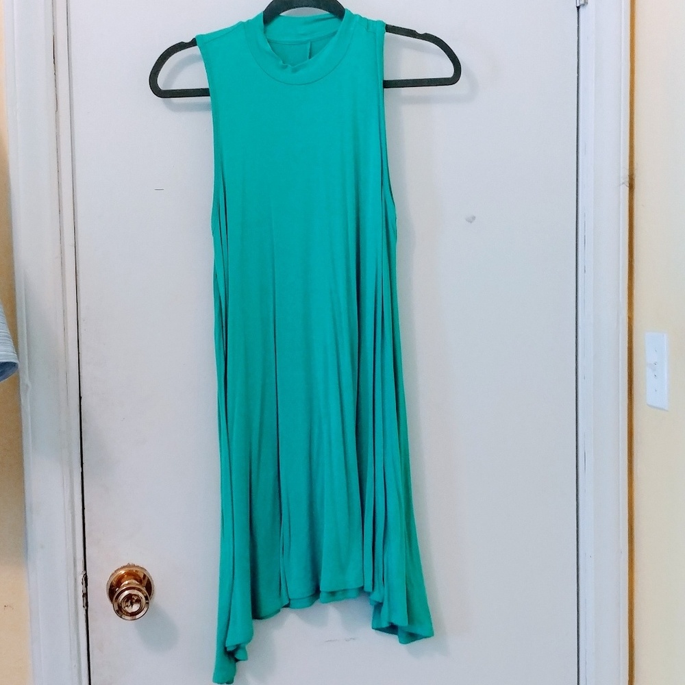 Teal Swing Dress